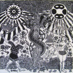 Polar Serpents Print
