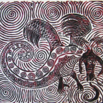 Spiral Dragon Print
