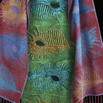 Peacock Shell Encore Scarf 