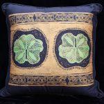 Two Dollars Black Pillow