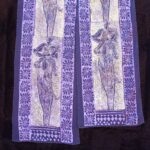Purple Iris Scarf