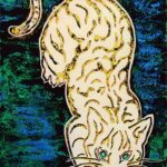 “Tabby on Golden Grass” Print