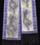 Downward Frog scarves