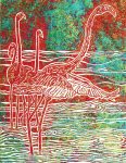 Flamingo Waters Print