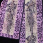 Purple Iris Scarf